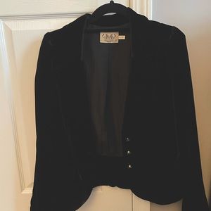 Juicy Couture black velvet jacket